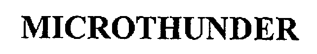 Trademark Logo MICROTHUNDER