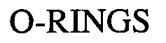 Trademark Logo O-RINGS