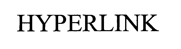 Trademark Logo HYPERLINK