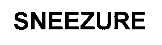 Trademark Logo SNEEZURE