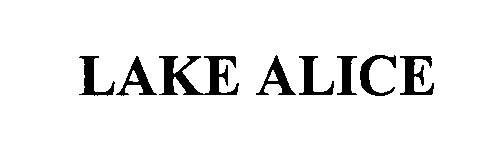 Trademark Logo LAKE ALICE