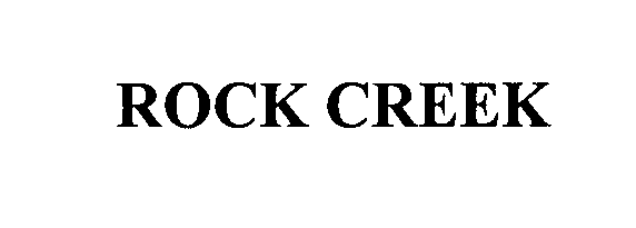  ROCK CREEK