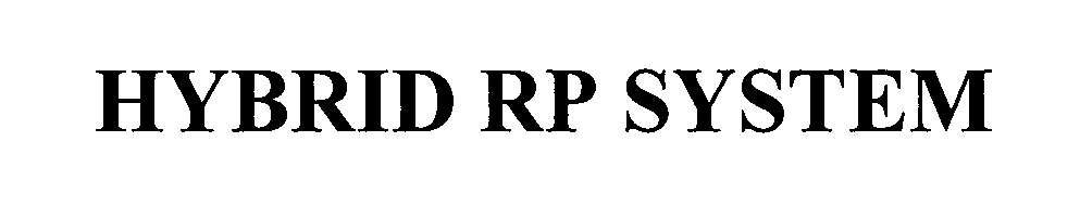 Trademark Logo HYBRID RP SYSTEM