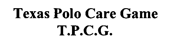  TEXAS POLO CARE GAME T.P.C.G.