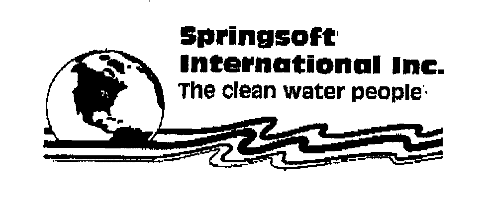 Trademark Logo SPRINGSOFT INTERNATIONAL INC. THE CLEAN WATER PEOPLE