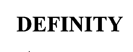 Trademark Logo DEFINITY