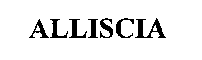 Trademark Logo ALLISCIA