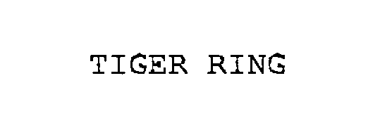  TIGER RING