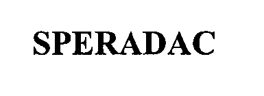 Trademark Logo SPERADAC
