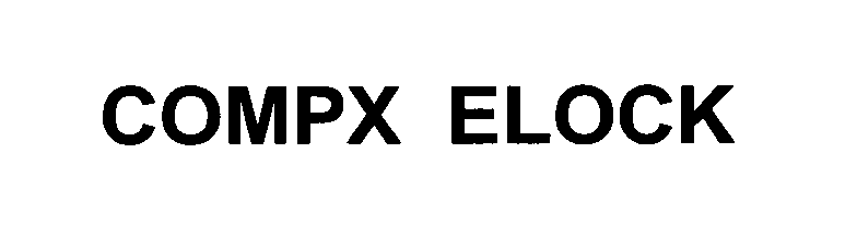  COMPX ELOCK