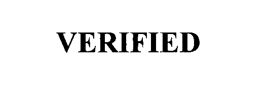 Trademark Logo VERIFIED