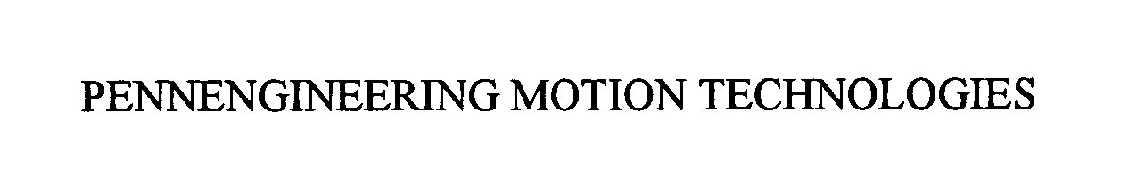  PENNENGINEERING MOTION TECHNOLOGIES