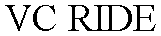 Trademark Logo VC RIDE