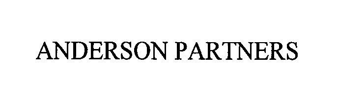  ANDERSON PARTNERS