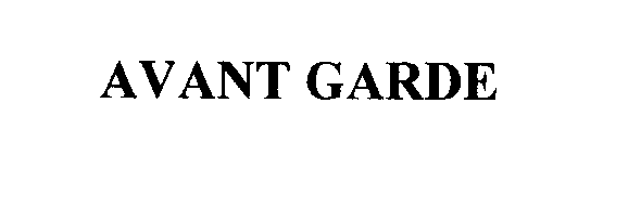 Trademark Logo AVANT GARDE
