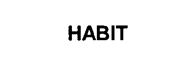 Trademark Logo HABIT