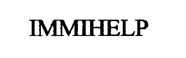 Trademark Logo IMMIHELP