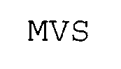 Trademark Logo MVS