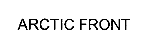 Trademark Logo ARCTIC FRONT
