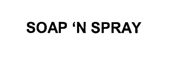 Trademark Logo SOAP 'N SPRAY