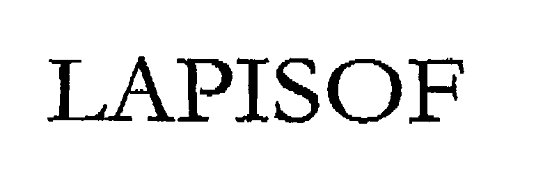 Trademark Logo LAPISOF