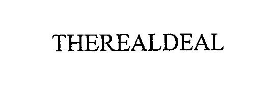 Trademark Logo THEREALDEAL