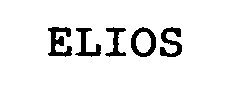 Trademark Logo ELIOS