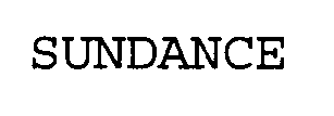 Trademark Logo SUNDANCE