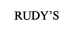 Trademark Logo RUDY'S