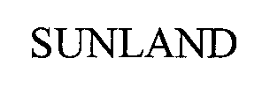 Trademark Logo SUNLAND