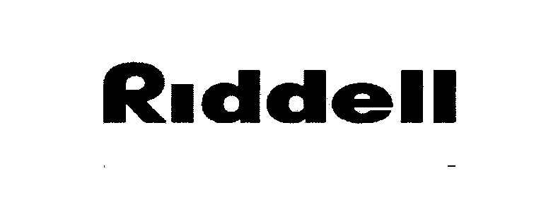 Trademark Logo RIDDELL