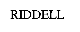 Trademark Logo RIDDELL