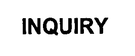 Trademark Logo INQUIRY