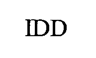 Trademark Logo IDD