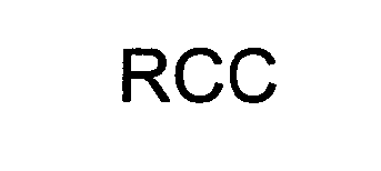Trademark Logo RCC