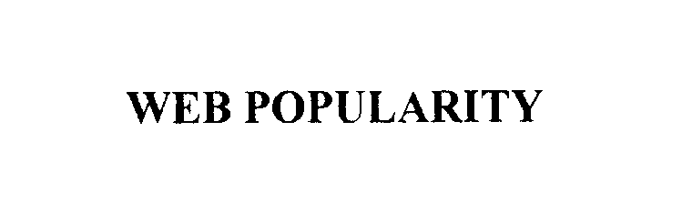  WEB POPULARITY