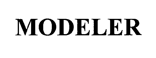 Trademark Logo MODELER
