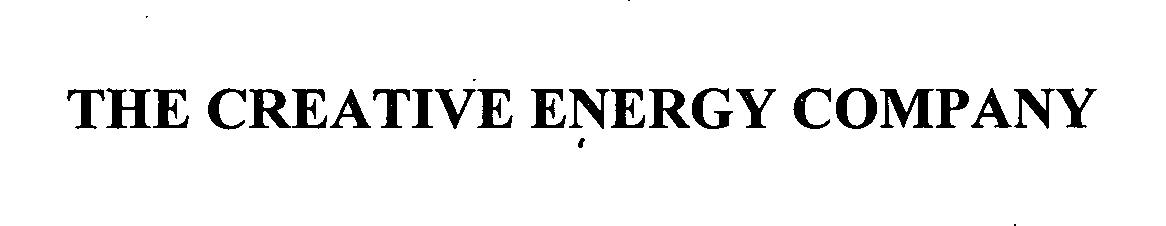  THE CREATIVE ENERGY COMPANY