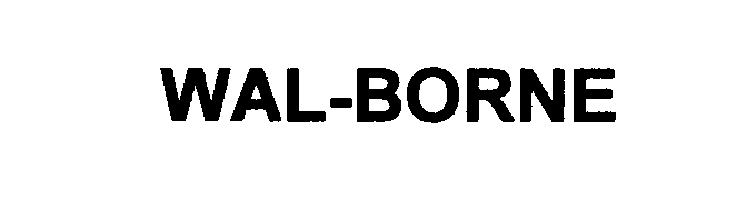 Trademark Logo WAL-BORNE