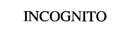 Trademark Logo INCOGNITO