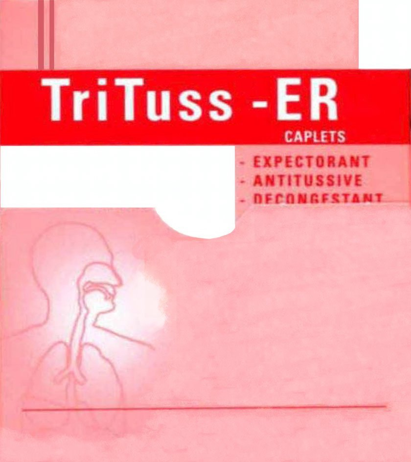 Trademark Logo TRITUSS -ER CAPLETS EXPECTORANT ANTITUSSIVE DEGONGESTANT