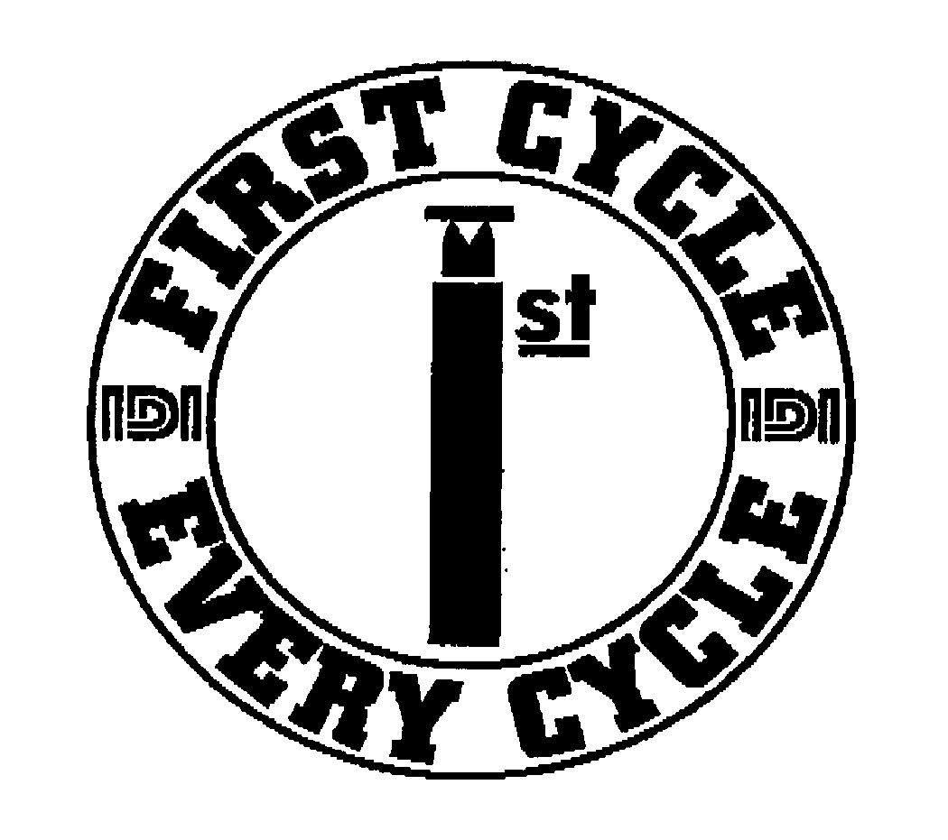 Trademark Logo 1ST FIRST CYCLE EVERY CYCLE