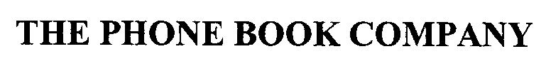 Trademark Logo THE PHONE BOOK COMPANY