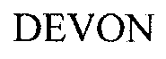 Trademark Logo DEVON