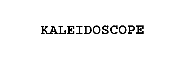 Trademark Logo KALEIDOSCOPE