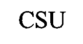 Trademark Logo CSU