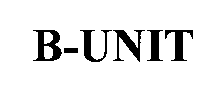 Trademark Logo B-UNIT