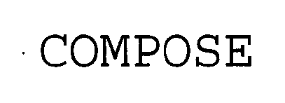 Trademark Logo COMPOSE