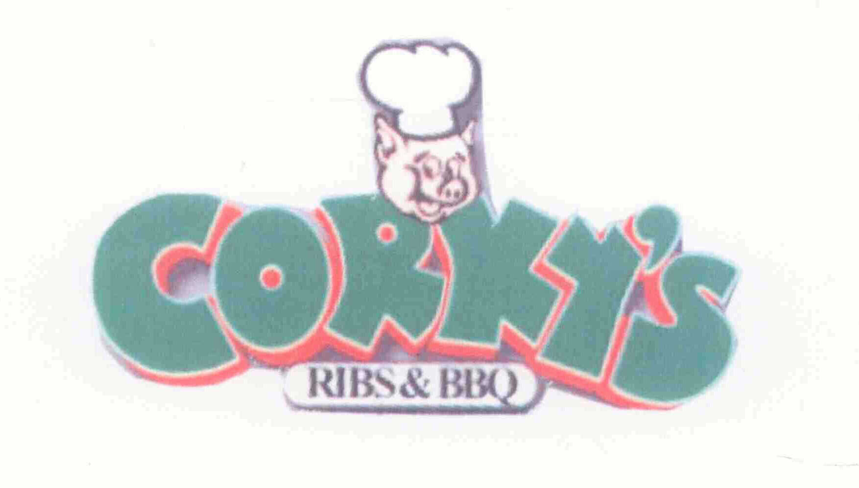Trademark Logo CORKY'S RIBS & BBQ