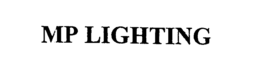 Trademark Logo MP LIGHTING